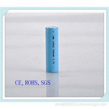 Li-ion Battery14500-700mAh Cylindrical Battery, Flat Head, Battery Pack, Electronic-Cigarette Battery, Lithium Ion Battery